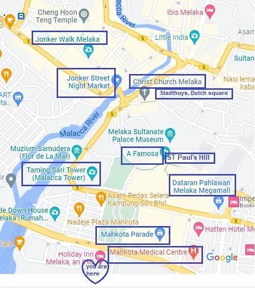 Homestay Melaka Mahkota Melaya Raya